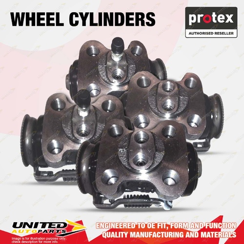 4x Rear Protex Wheel Cylinders for Isuzu NPR 200 250 275 300 400 RPU RPW
