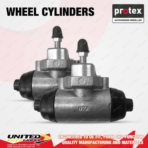 2x Rear Protex Wheel Cylinders for Nissan Almera N17 Micra K13 Note E12