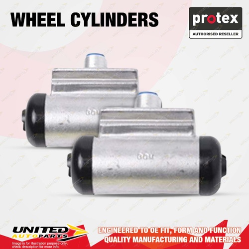 2x Rear Protex Wheel Cylinders for Hyundai TQ 2.5L D4CB Diesel 2007-2012