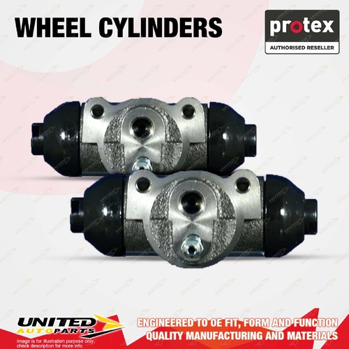 2x Rear Protex Wheel Cylinders for Ford Ranger PX PX1 PX2 PX3 2.0 2.2 2.5 3.2 L