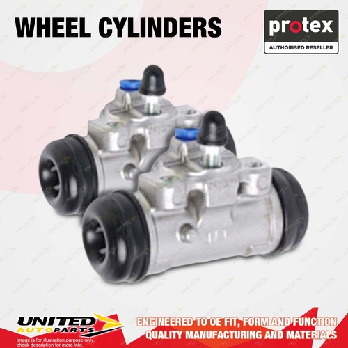 2x Rear Protex Wheel Cylinders for Toyota Corolla NKE165 NZE161 1.5L 2012-On