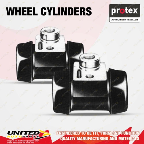 2x Rear Protex Wheel Cylinders for Bedford CF 280 350 2.3 2300 1972-1981 15.87mm