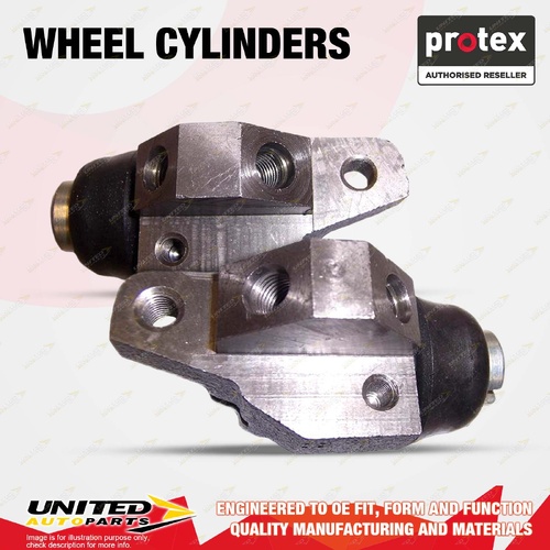 2x Front Protex Wheel Cylinders for Bedford CF 280 350 2.3L 2300 22.22mm Drum