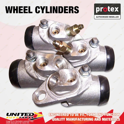 4x Front Protex Wheel Cylinders for Nissan 1200 B120 1.2L A12 1971-1985