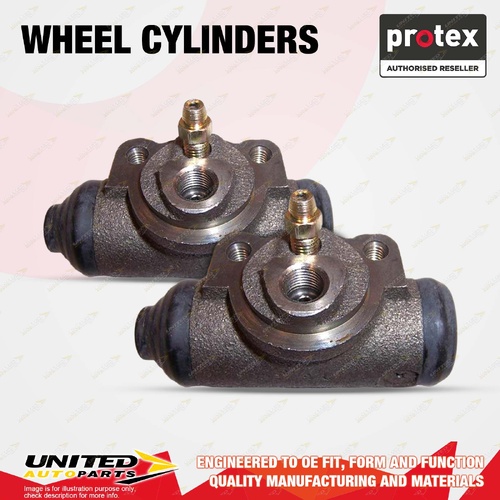 2x Front Protex Wheel Cylinders for Toyota Corona RT40 RT80 1.5L 67-71 15.87mm