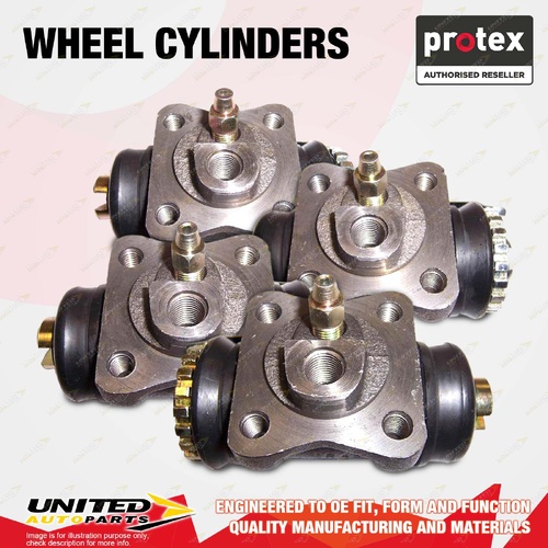 4x Rear Protex Wheel Cylinders for Toyota Landcruiser FJ45 3.9L F 1965-1974