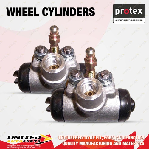 2x Rear Protex Wheel Cylinders for Subaru Leone AB2 AW4 1.6L 1.8L 1975-1985