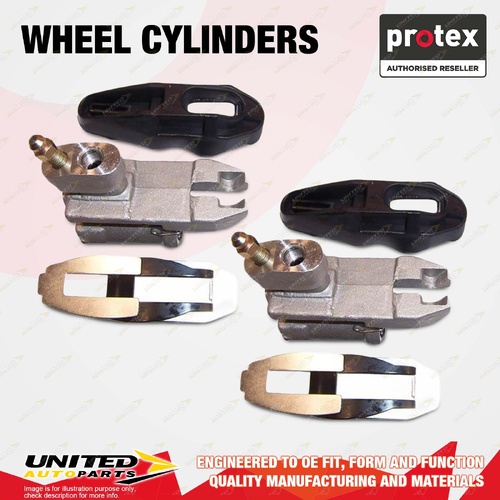 2x Rear Protex Wheel Cylinders for Nissan 120Y B210 1.2L A12 1974-1979 17.46mm