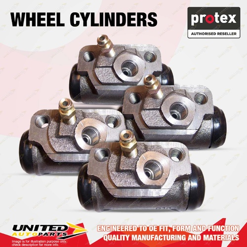 4x Rear Protex Wheel Cylinders for Toyota Hilux LN40 2.2L L I4 8V 1980-1985