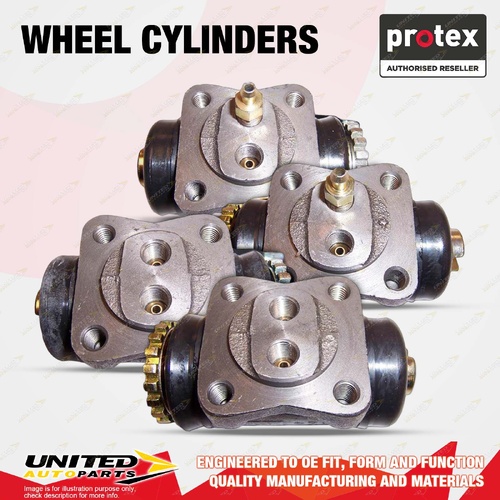 4x Rear Protex Wheel Cylinders for Daihatsu Delta V20 V25 V34 V35 V54 V57 V67