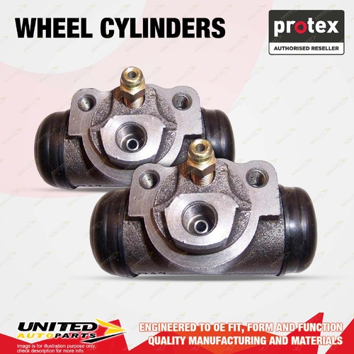 2x Rear Protex Wheel Cylinders for Nissan 120Y B210 1.2L A12 1974-1979 19.05mm