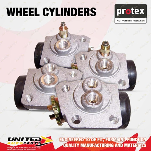 4x Front Protex Wheel Cylinders for Toyota Hiace LH20 LH30 RH22 RH32 RH42
