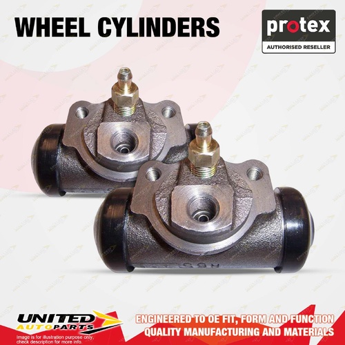 2x Rear Protex Wheel Cylinders for Toyota Hiace 50 60 70 100 110 Ser Hilux RN90