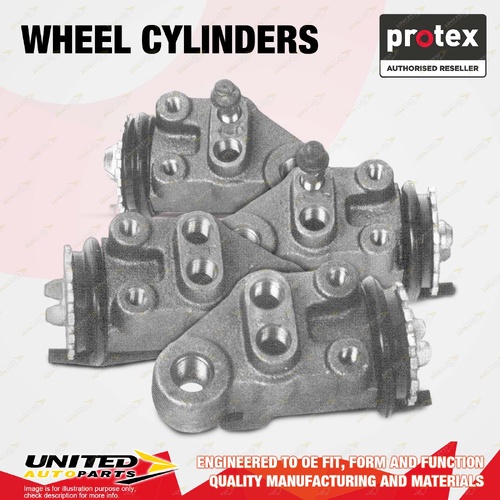 4x Front Protex Wheel Cylinders for Mazda E1300 E1400 E1600 1.3L 1.4L 1.6L