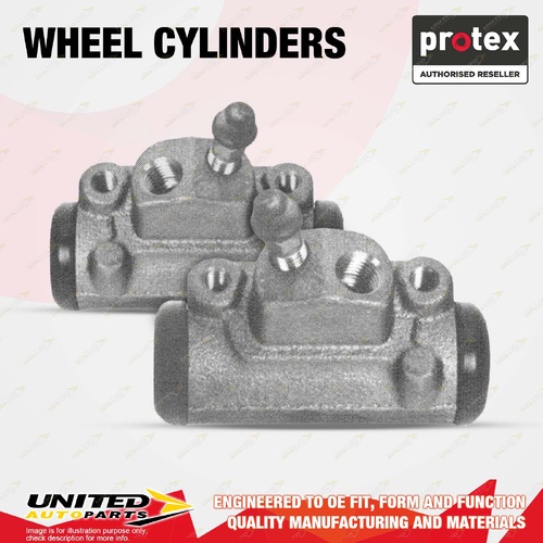 2x Rear Protex Wheel Cylinders for Mazda E1300 E1400 E1600 1.3L 1.4L 1.6L