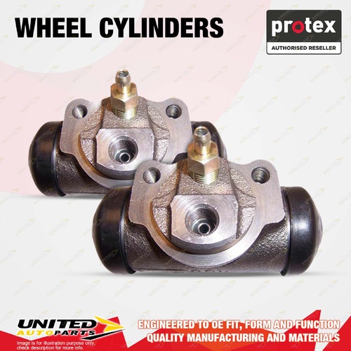 2x Rear Protex Wheel Cylinders for Toyota Hiace LH100 LH110 RZH101 Crown Estima