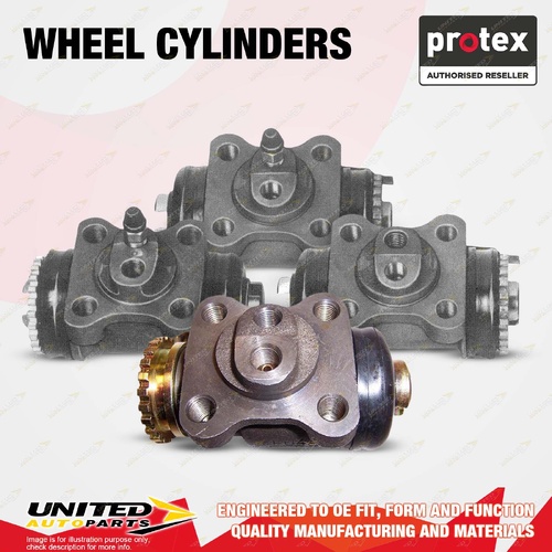 4x Front Protex Wheel Cylinders for Toyota Coaster BB10 RB11 RB13 Dyna 200 BU HU