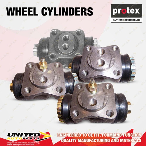 4x Front Protex Wheel Cylinders for Toyota Landcruiser FJ40 Dyna 200 RU20