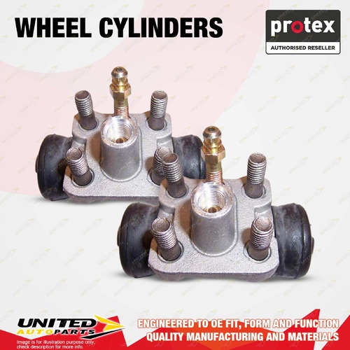 2x Rear Protex Wheel Cylinders for Nissan 720 Urvan E23 1.6L 1.8L 2.0L 2.2L 2.3L