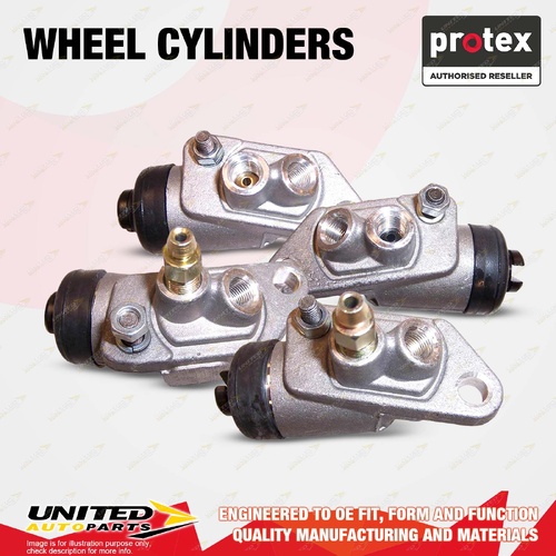4x Front Protex Wheel Cylinders for Nissan 620 GN620 1.5L J15 1971-1980