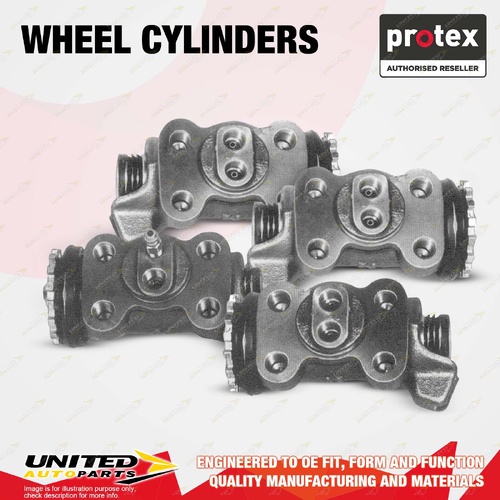 4x Rear Protex Wheel Cylinders for Mazda T2000 T2600 T3000 T3500 Parkway