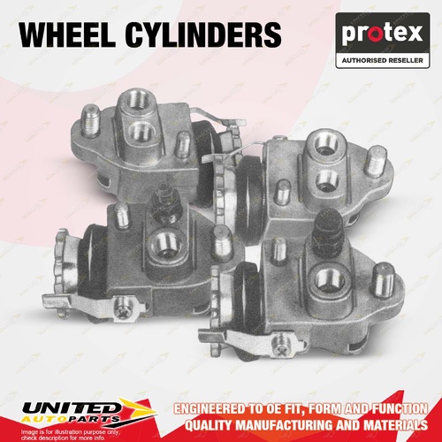 4x Front Protex Wheel Cylinders for Daihatsu Handivan L55 L60 Hijet S65 S75