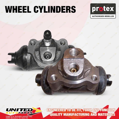 2x Rear Protex Wheel Cylinders for Holden Shuttle WFR 1.9L 2.0L 1982-1991