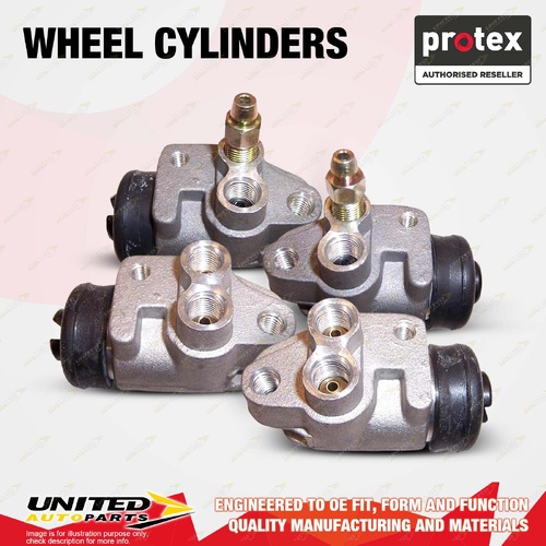 4x Front Protex Wheel Cylinders for Suzuki Hatch SS40V 0.5L F5A 1980-1985