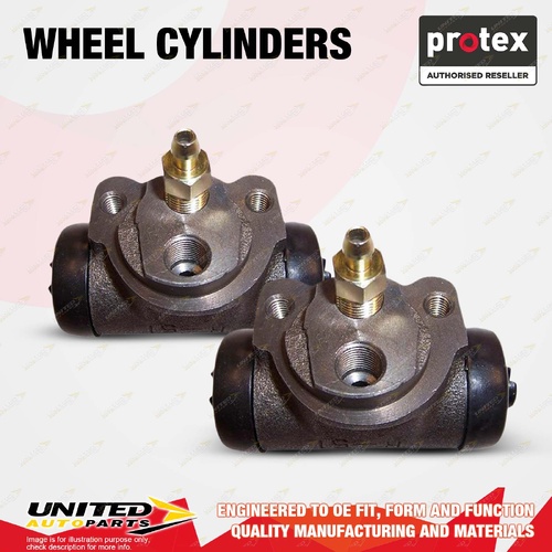 2x Rear Protex Wheel Cylinders for Mitsubishi Colt RB RC RD RE 1.4 1.6 1982-1990