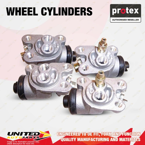 4x Front Protex Wheel Cylinders for Toyota Liteace KM20 KM36 1.3L 1.5L 1979-1992
