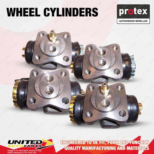 4x Front Protex Wheel Cylinders for Toyota Landcruiser FJ45 HJ47 4.0L 4.2L 74-84
