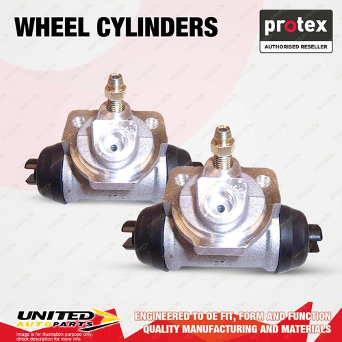 2x Rear Protex Wheel Cylinders for Nissan AD B11 Prairie M10 1.3L 1.5L 1982-1990