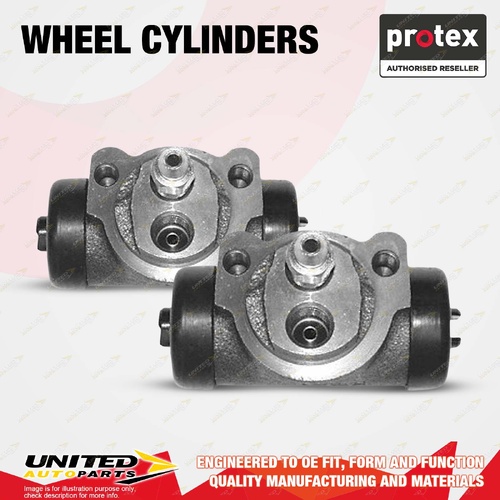 2x Rear Protex Wheel Cylinders for Mitsubishi Cordia AB AC 1.8L 1984-1989