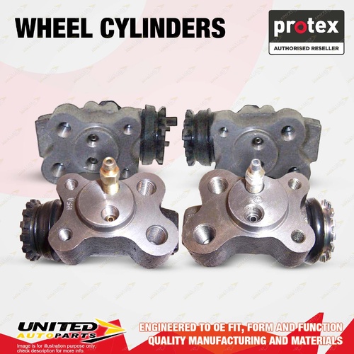 4 Front Protex Wheel Cylinders for Mazda T3500 T4000 T4100 T4600 3.5 4.0 4.1 4.6