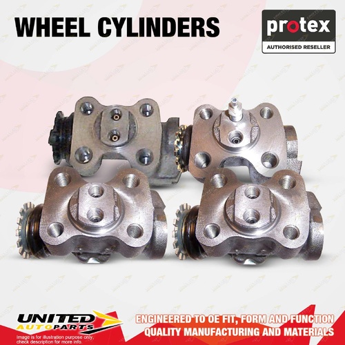 4x Rear Protex Wheel Cylinders for Mazda T4000 T4100 T4600 4.0L 4.1L 4.6L 84-03