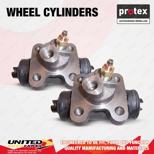 2x Rear Protex Wheel Cylinders for Daihatsu F50 2.5L DG 4WD MT 1978-1981