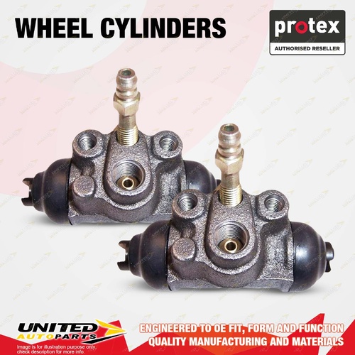 2x Rear Protex Wheel Cylinders for Holden Gemini RB 1.5L 4XC1 1985-1987