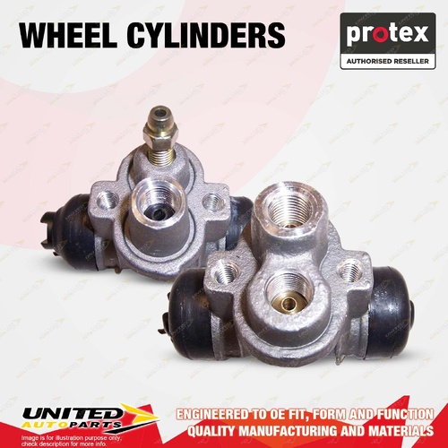 2x Rear Protex Wheel Cylinders for Daihatsu Charade G11 1.0L CBT 1983-1984