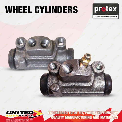 2x Rear Protex Wheel Cylinders for Mazda B2000 B2200 B2600 UF 2.0L 2.2L 2.6L