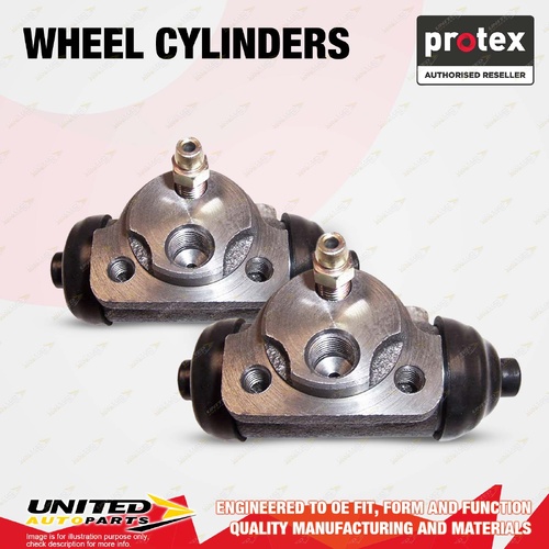 2x Rear Protex Wheel Cylinders for Hyundai Excel X2 Scoupe 1.5L G4DJ 1990-05/90