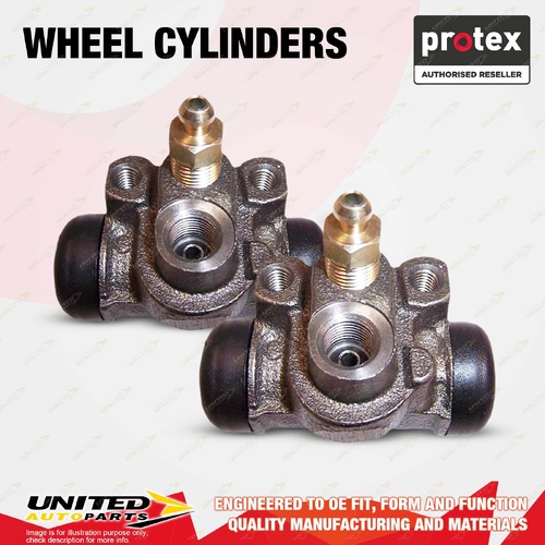 2x Rear Protex Wheel Cylinders for Holden Barina MF MH MS77 MG68 1.3L 1989-1994