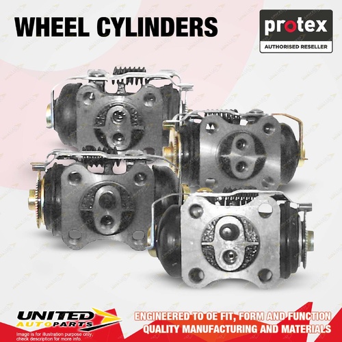 4x Rear Protex Wheel Cylinders for Toyota Coaster BB21 HB30 HZB30 Dyna 200 300