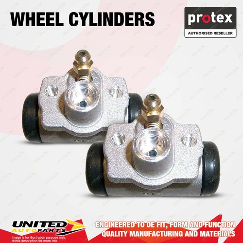 2x Rear Protex Wheel Cylinders for Subaru Fiori FUN CAR KN5 KP5 0.8L 1988-1992