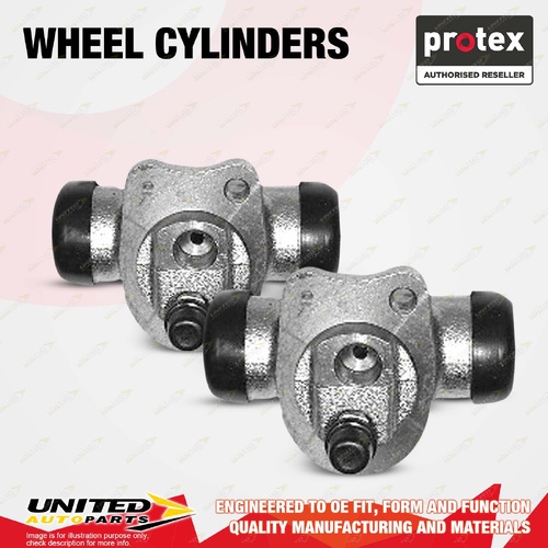2x Rear Protex Wheel Cylinders for Holden Barina City Combo SB 1.4 C14 1996-2002