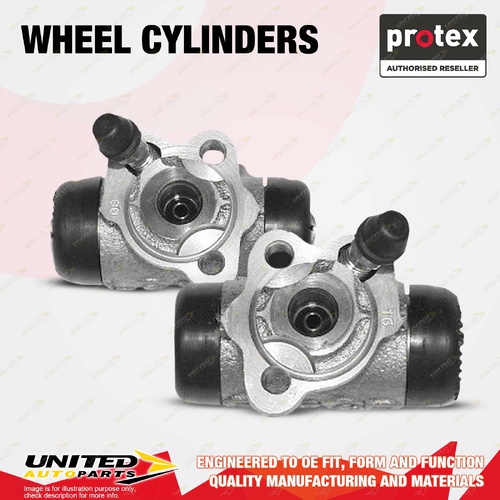 2x Rear Protex Wheel Cylinders for Toyota Corolla AE 111 112 1.6L 1.8L 1995-2001