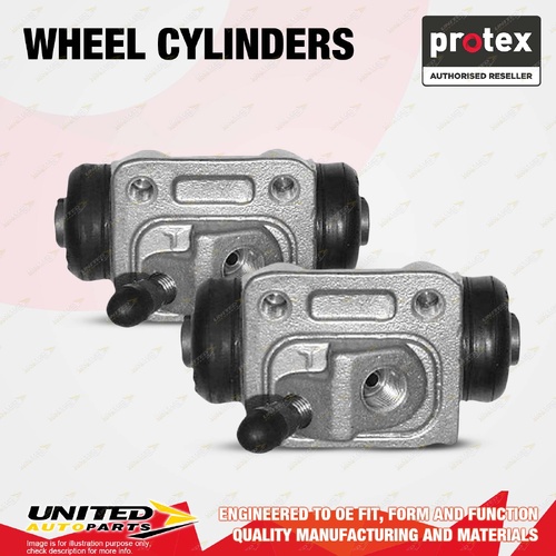 2x Rear Protex Wheel Cylinders for Nissan Navara D23 NP300 D40 2.3L 2.5L 2008-On