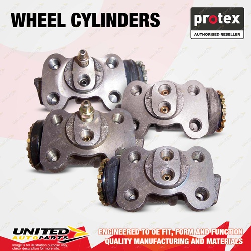 4x Front Protex Wheel Cylinders for Mazda T3500 T4000 WG 3.5L 4.0L 1989-2001