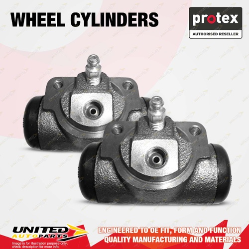 2x Rear Protex Wheel Cylinders for Chevrolet Camaro G2 5.7L 350 V8 16V 1970-1975