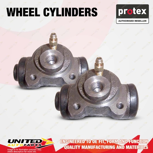 2x Rear Protex Wheel Cylinders for Chrysler Centura KB 2.0L 1975-1977