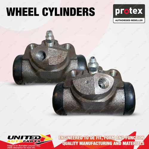 2x Rear Protex Wheel Cylinders for Jeep Cherokee XJ WJ CJ7 CJ8 2.4 2.5 4.0 4.2